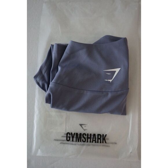 Gymshark GLLG4716 Women's Sz XS Light Blue High Rise Training Cropped Leggings - Picture 7 of 7